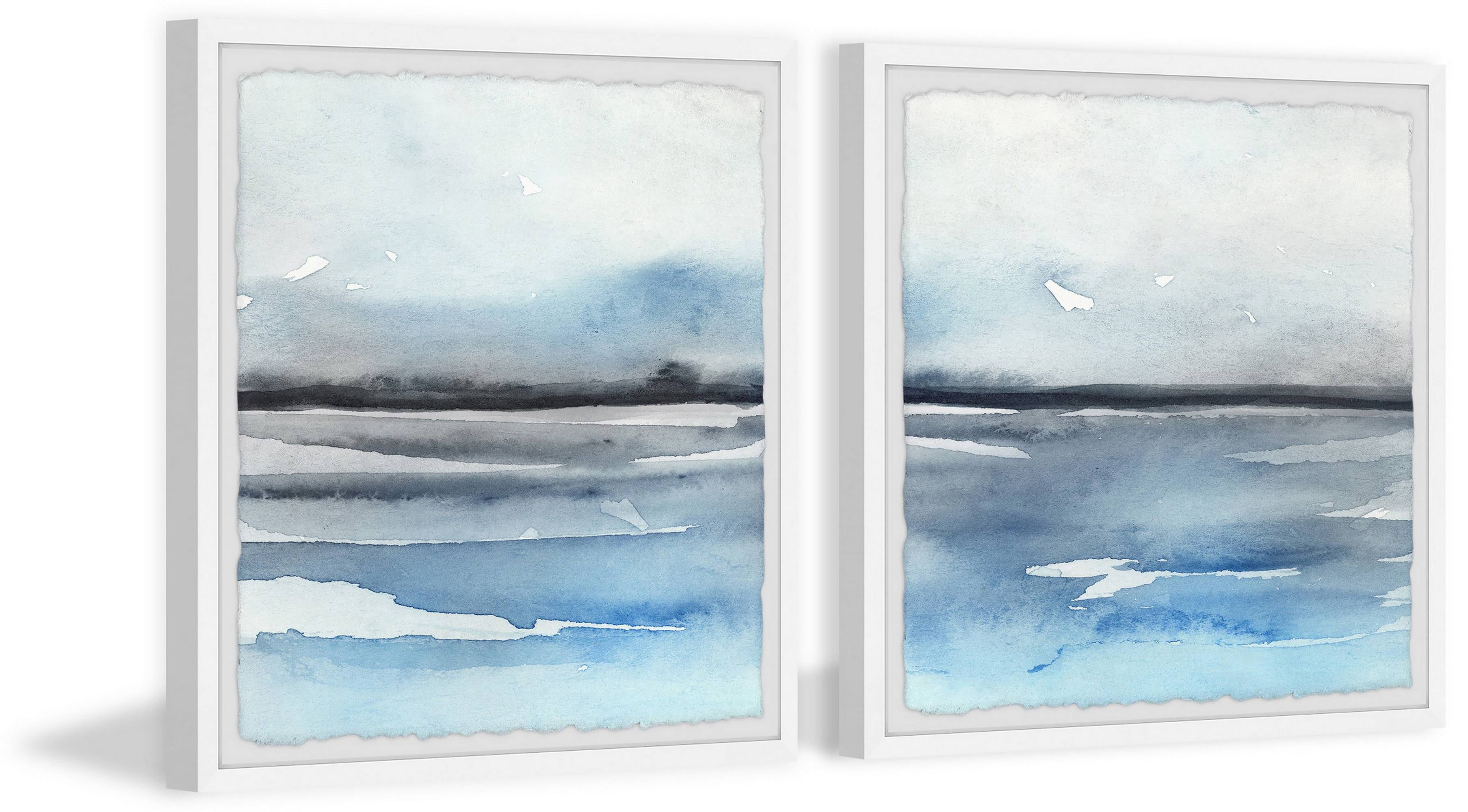 Marmont Hill Taming The Sea Diptych, Art Prints 36.00" x 1.50"