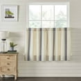 thumbnail image 2 of Piper Classics Market Place Blue Grain Sack Stripe 24" Curtain Tiers, Set 2, 2 of 3