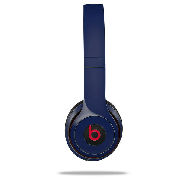 Skin Decal Wrap for Beats Solo 2 and Solo 3 Wireless Headphones Solids  Collection Navy Blue (BEATS NOT INCLUDED) by WraptorSkinz