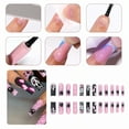 thumbnail image 2 of RAGUPEL 24Pcs Glue on Nails for Women,Rhinestone-Studded Square Nail Tips,Hand-Painted Spider Pattern Fake Nails,Cute Press on Nails for Daily Life,Dating,Party,Taking Pictures,Style2, 2 of 7