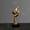 Gold-B, variant on Nordic Resin Abstract Statue Desktop Ornaments Sculpture Figurines Face Character Light Luxury Art Crafts Office Home Decor