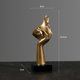 thumbnail image 1 of Estatua abstracta de resina nórdica, adornos de escritorio, escultura, figuritas, cara, personaje, luz, arte de lujo, artesanía, decoración del hogar y la Oficina, 1 of 5