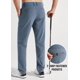 thumbnail image 2 of Pantalones de golf Libin para hombre, 30 de ancho x 30 de largo, azul hielo, resistentes al agua, 2 of 7