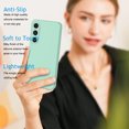 thumbnail image 6 of Njjex For Galaxy S24 FE 5G Case with Screen Protector,Liquid Silicone Soft Gel Rubber Slim Microfiber Lining Cushion Texture Cover Shockproof Protective Case for Samsung S24 FE 6.7", Green, 6 of 7