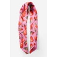 thumbnail image 2 of Bimba Foulard Foulard en Pure Soie Imprimée à Bourgeons Roses et Magnolias, Foulard Bandana pour Femme, Tête Cou, 40 x 80 Pouces, 2 of 6