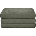 thumbnail image 3 of Meridian Furniture Stellar Green Chenille Fabric Modular Ottoman, 3 of 7