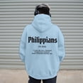 thumbnail image 5 of Christian Hoodies for Men 2025 Philippians Hoodie Long Sleeve Hooded Sweatshirt with Pockets Pullover Mens Hoodies, 5 of 7