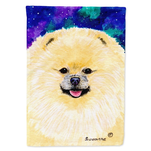Caroline's Treasures SS8997-FLAG-PARENT Pomeranian Flag, , multicolor