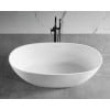 thumbnail image 6 of ALFI brand AB9975 59" White Oval Solid Surface Resin Soaking Bathtub, 6 of 12