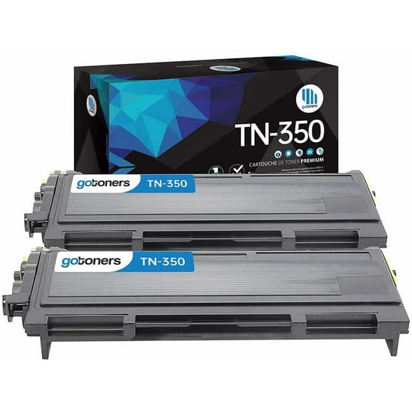 TRAHOO-Gotoners TN350 TN-350 TN 350 Compatible Replacement Toner for Brother HL-2040 DCP-7020 MFC-7220 HL-2030 MFC-7420 MFC-7820N Printer (Black, 2-Pack)
