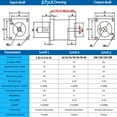 thumbnail image 6 of 23 Planetary Gearbox Gear Speed Ratio 3 5 10~200:1 Stepper Motor Planetary Reducer Brushless Motor Step-down Gearbox ,Low Noise - RATIO 40 TO 1_INPUT 8MM, 6 of 6