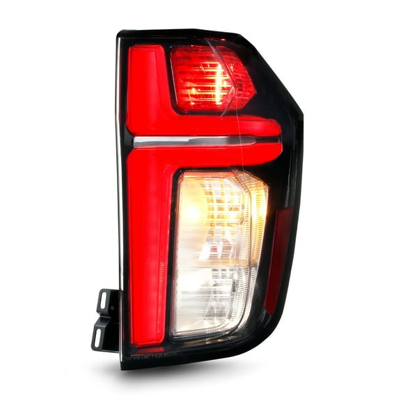 AKKON - Fits 2021-2023 Chevy Suburban | Tahoe [Halogen Type] Black Tail Light Passenger Right Side w/ LED Tube Running