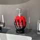 thumbnail image 4 of Dispensador de jabón con diseño de corazón para baño, gel de ducha, jabón de manos y acondicionador, estilo arte oscuro., 4 of 7