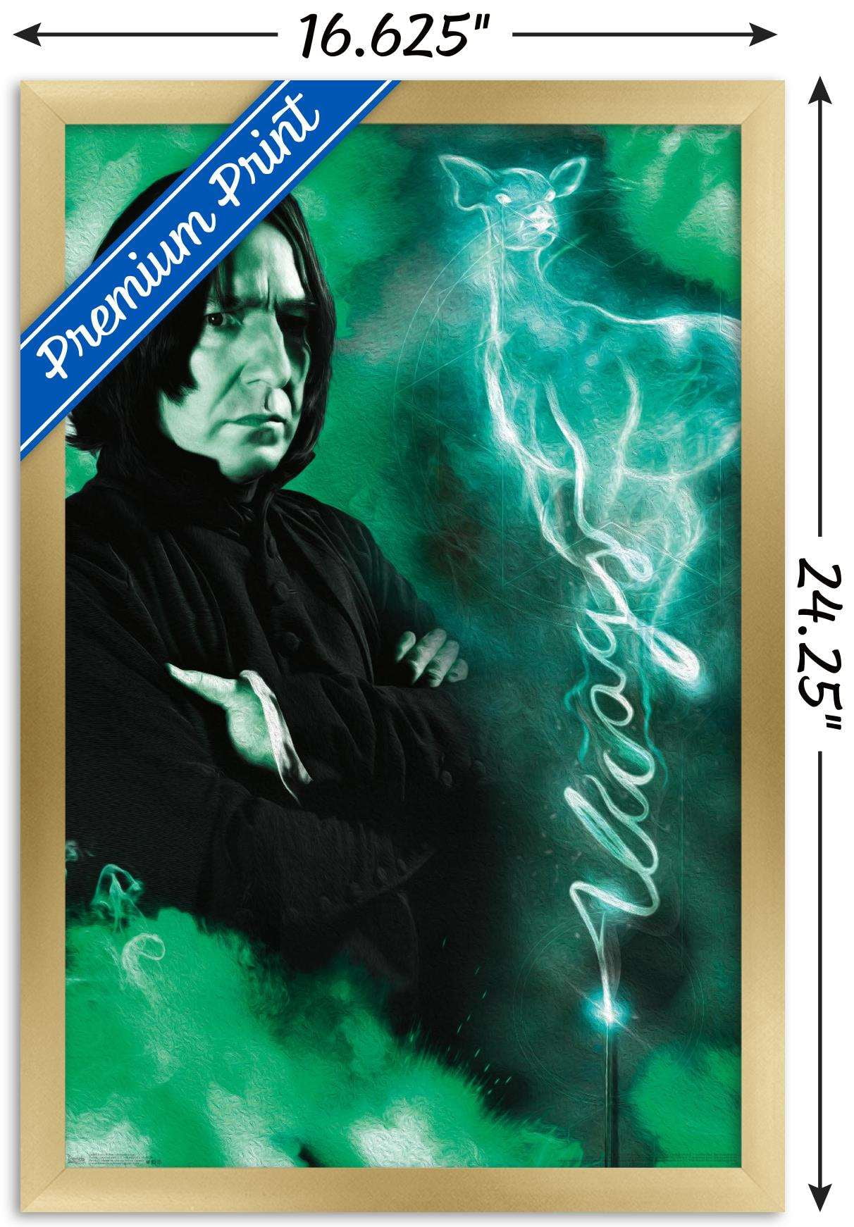 The Wizarding World: Harry Potter - Snape Always Wall Poster, 14.725" x 22.375", Framed