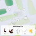 thumbnail image 3 of Green Rippled Tablecloth 60×84 inch Spring Summer, Waterproof Rectangular Table Cloth Washable, Stain Resistant Cloth Table Cover for Party Picnic Dinner Decor (Green Rippled), 3 of 6