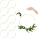 thumbnail image 2 of 10 piezas 20 cm anillo de metal dorado anillos de macramé aros florales anillos corona para atrapasueños, corona de aro floral decoración de boda y manualidades DIY Adepaton LL-2389, 2 of 6