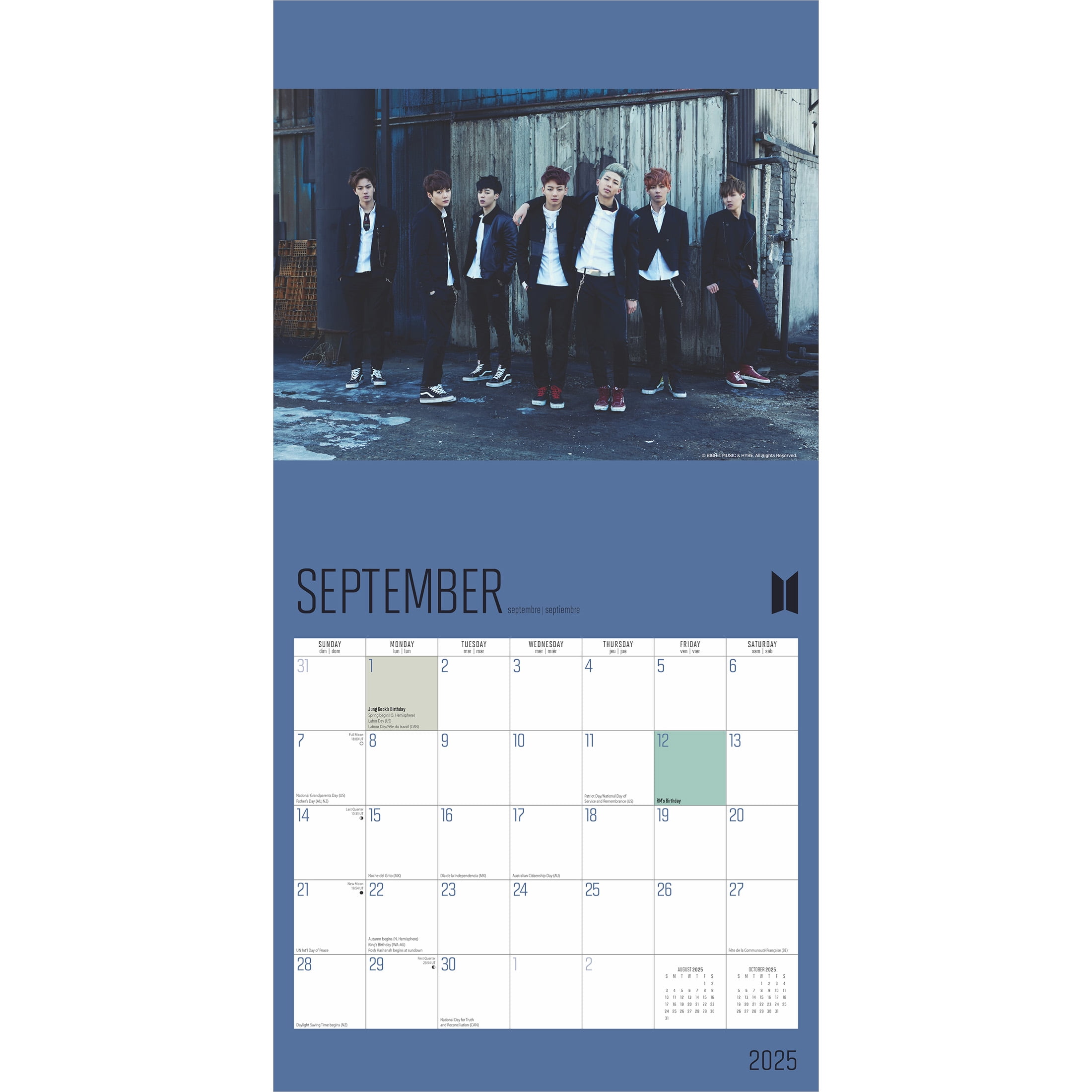 BTS 公式 2019 ~ 2021 WALL CALENDAR カレンダー BTS WALL CALENDAR