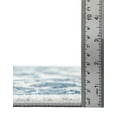 thumbnail image 4 of Unique Loom Boston Collection Area Rug - Floral (5' 3" x 8' Oval White Blue/Gray), 4 of 6