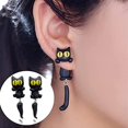 thumbnail image 1 of Pendientes De Arcilla Polimérica 3d [Yue Xinghui] Propiedad Intelectual Procesada 1 Par De Moda Y Simples Pendientes De Cerámica Suave Hechos A Mano Dibujos Animados ANGGREK No, 1 of 7