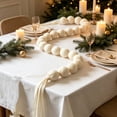 thumbnail image 7 of Rourlinge Christmas Velvet Ball Garland, Fabric Ball String Ornament with Hanging Loops for Xmas Tree Mantel Wedding Party Home Decor, 7 of 7