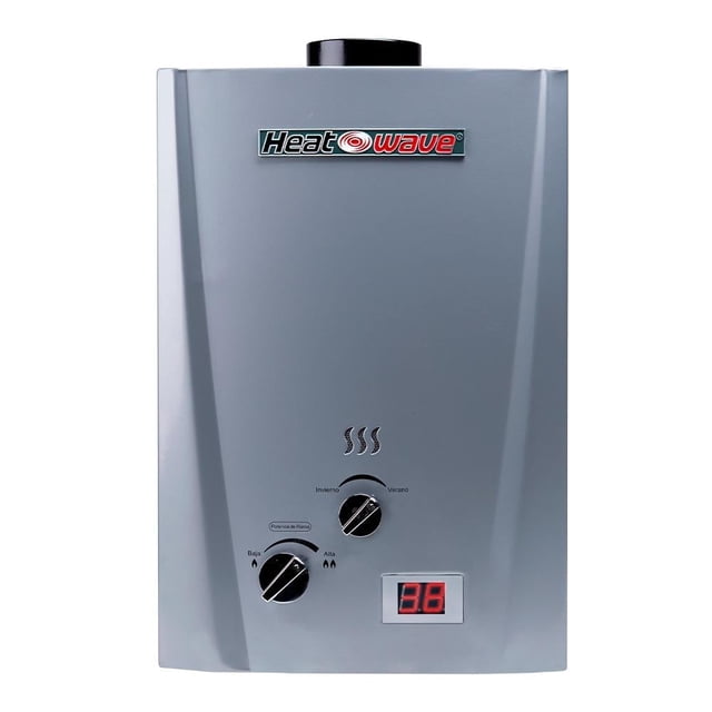 Boiler de paso instantáneo Turbo Heatwave con bomba interna 6 Lts por minuto Gas LP HW-GI06PBG