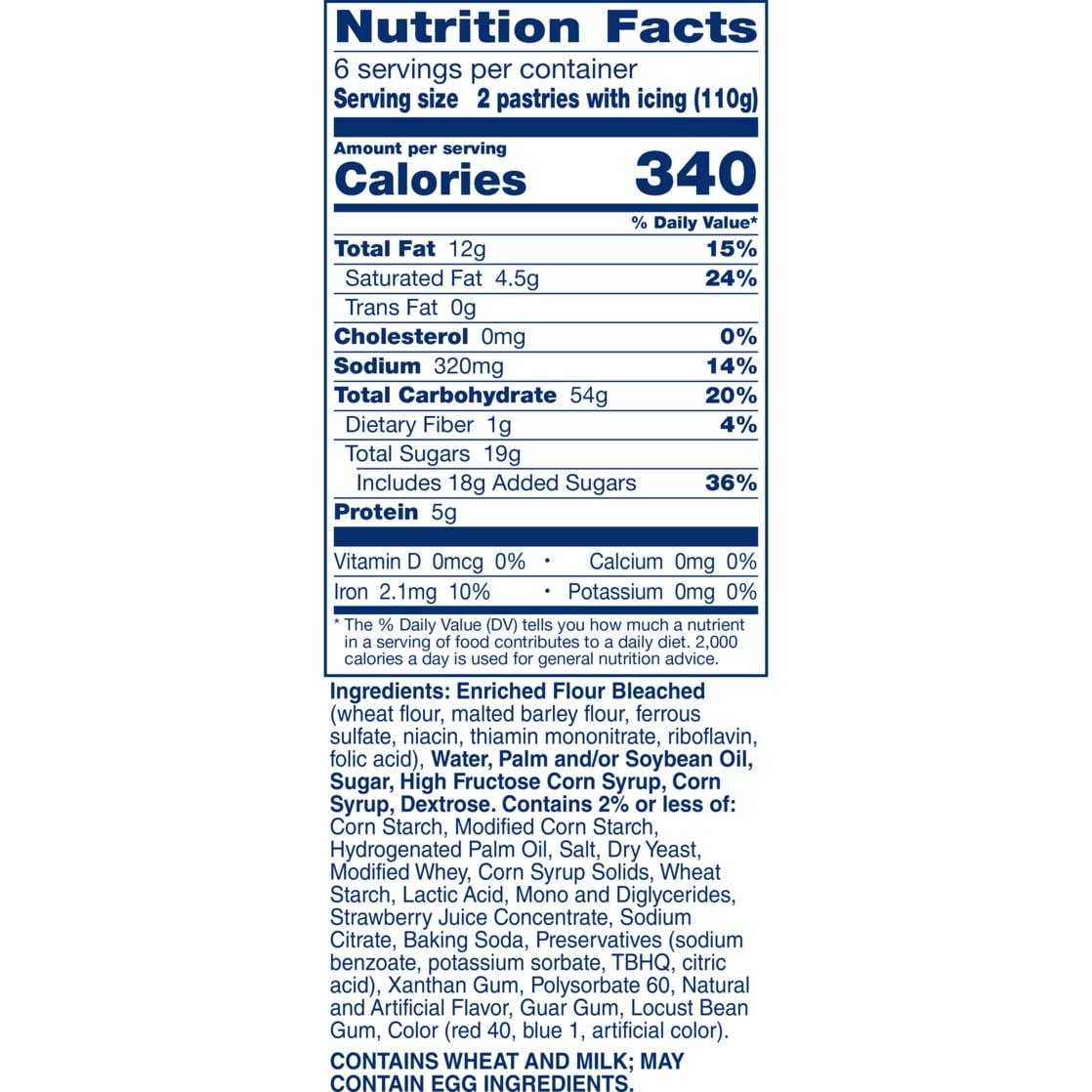 Pillsbury Frozen Toaster Strudel Pastries, Strawberry, 12 Ct, 23.4 oz
