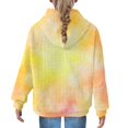 thumbnail image 6 of Mercatoo Cute Tie Dye Hoodies for Teen Girls Oversized Rainbow 𝐇ooded Sweatshirts Trendy Long Sleeve Pullover Shirt Pocket, 6 of 7