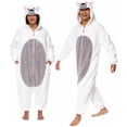 thumbnail image 1 of ¡Onesie Funziez! Disfraz de oso sherpa para Halloween con forma de animal adulto, 1 of 6