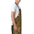 thumbnail image 3 of Picia Autumn Leaves Owl Squirrel Waterproof Apron for Unisex Adult - Adjustable Bib Apron with Pockets, Ideal for Cooking, Gardening, Painting, and Household Chores, 3 of 9
