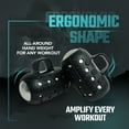 thumbnail image 5 of Egg Weights Compact Hand Dumbbell Set, Black, 3 lb, 5 of 15