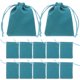 thumbnail image 1 of Gongc - 12 bolsas para joyería con cordón, pequeñas, decorativas, para regalo, 1 of 7