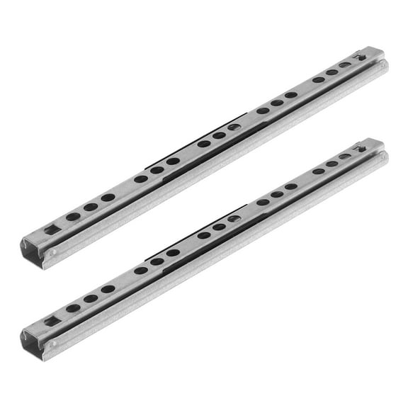 Masteelf 2-Pack Full Extension Bearing Drawer Slides 8-Inch Side Mount Metal Rails for File Cabinets, Dressers, Kitchen, Trash Can Glide