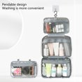 thumbnail image 5 of Space Efficient Makeup Bag for Women Travel Toiletry Organiser with Clear Sections Water Resistant Holder, 5 of 9