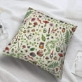 thumbnail image 4 of Cottagecore Light Green Velvet Throw Pillow Covers Sofa Pillowcase Car Square Throw Pillowcases Home Decoration 18x18Inch, 4 of 6