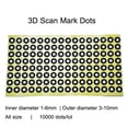 thumbnail image 3 of 3D Scanner Marking Points, Gauge Point Identifying Label Dot Positioning Targets 10000 Pcs ,Easy to Use, 3 of 7
