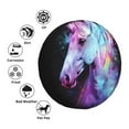 thumbnail image 4 of Yiaed Rainbow Spotted White Horse 标题-16 inch, 4 of 6