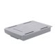 thumbnail image 5 of Injueey Caja de almacenamiento multifuncional de plástico para cajón debajo del escritorio, elegante y organizada, ahorra espacio, gris L gris L 2Conjunto, 5 of 6