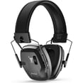 thumbnail image 1 of Electronic Shooting Ear Protection, SNR 30dB Active Noise Cancelling Earmuffs with Sound Amplification, Rechargeable Noise Reduction Hearing Protection Headset for Gun Range Shooters -Black, 1 of 8