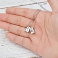 thumbnail image 6 of AsterOutdoor Stainless Steel Anavia Rose Gold Personalized Necklace Cube, 6 of 7