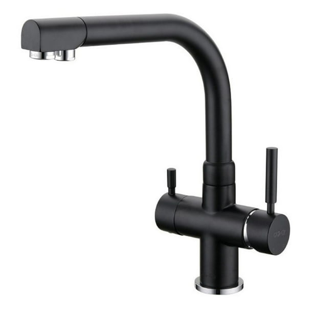 WaterLux WL301B Three Way Flow Kitchen Faucet for RO and HOT/Cold