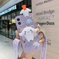thumbnail image 1 of Pochacco-funda de teléfono con espejo Sanrio para iPhone, carcasa trasera con soporte para modelos 14, 13, 12, 11 Pro Max, Mini, XR, XS MAX, 8, X, 7, SE, 2020 Fivean unisex, 1 of 2