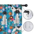thumbnail image 4 of Blackout Kids Curtains,Dog with Flowers Childrens Insulated Curtains Set Of 2,Bedroom Essentials,Toddler Room Decor 42x84in(106x213cm), 4 of 4