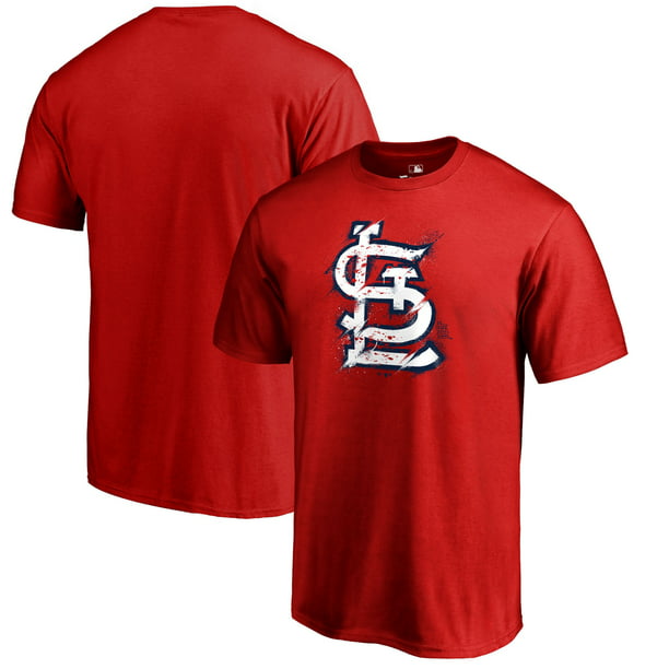 St. Louis Cardinals Fanatics Branded Splatter T-Shirt - Red - Walmart.com - Walmart.com