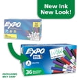 thumbnail image 2 of EXPO Dry Erase Markers, Ultra Fine Tip, Assorted Colors, 36 Count, 2 of 7