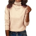 thumbnail image 1 of Chandail pour Femmes Automne/hiver Col Roulé Chandail Femme Col en Pile Chandail Slim Chandail Basique, Chandail Femme TTG, 1 of 8
