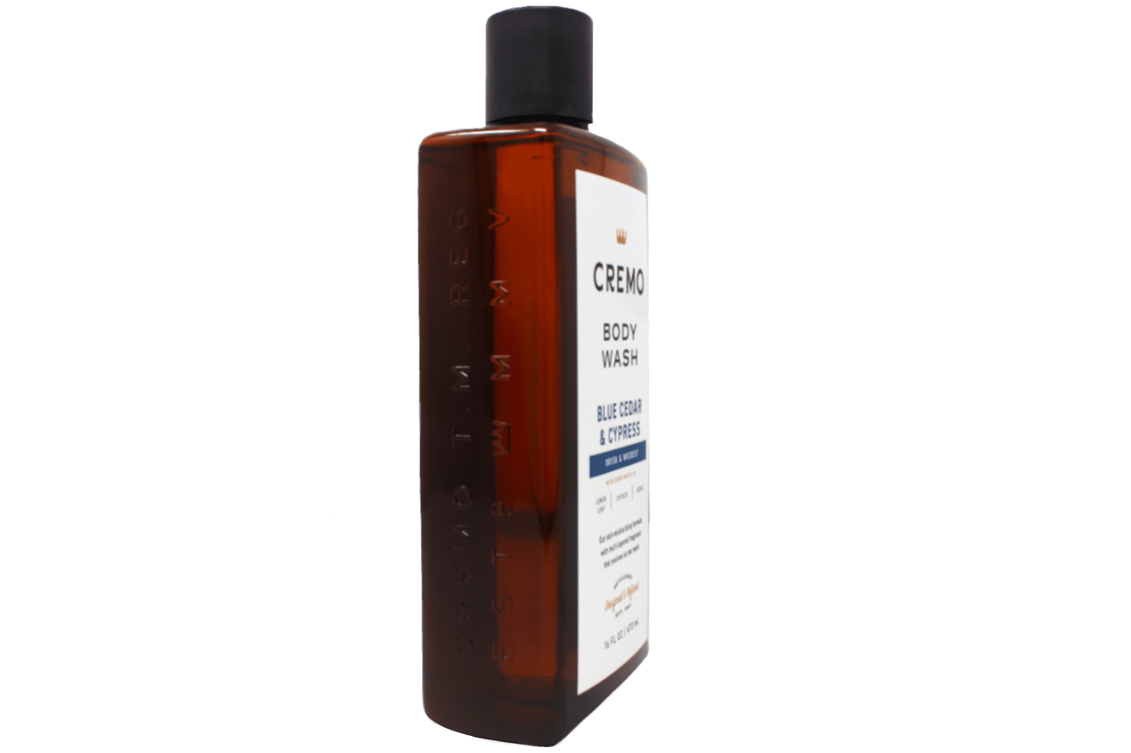 Cremo All Season Body Wash No. 4, Blue Cedar & Cypress, 16 Fl. Oz. - Pack of 4