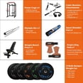 thumbnail image 2 of IFAST 210lb Home Gym Power Cage: Multi-functional Squat Rack with Adjustable Pull-up Bar, 1000lb Capacity, Lat Pulldown, Olympic Bar, Bench & Attachments for Home Fitness, 2 of 9