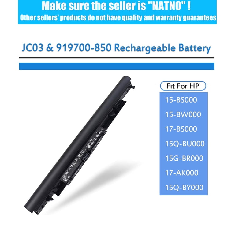 NinjaBatt Akku für HP JC04 919700-850 JC03 919701-850 Pavilion 250 G6
