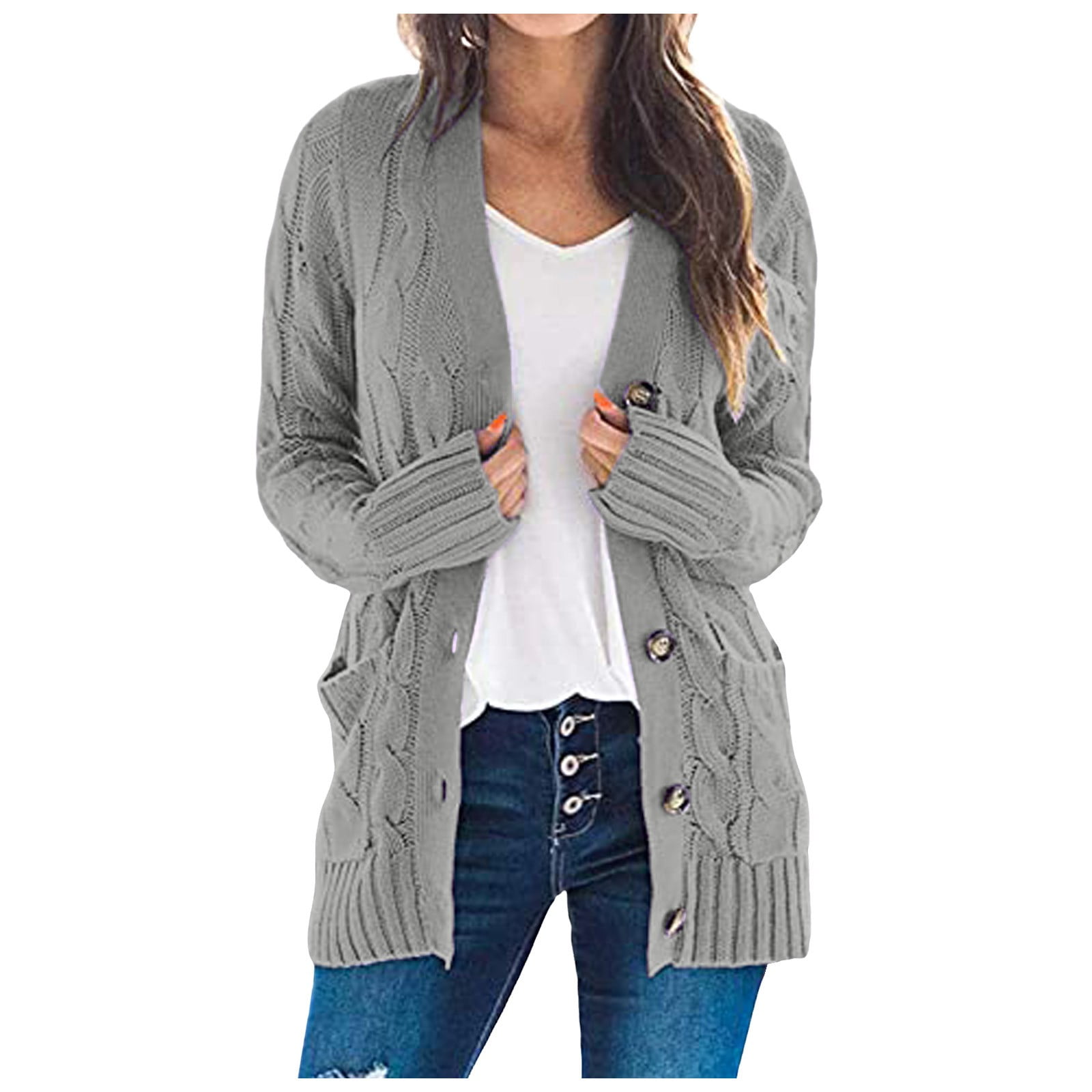 Open front sweater jacket sale