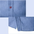 thumbnail image 2 of Camisa vaquera de manga larga para hombre, camisa casual para hombre, 2 of 5